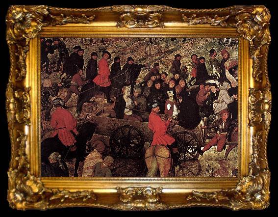 framed  Pieter Bruegel the Elder Christ Carrying the Cross, ta009-2